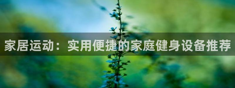 zoty中欧体育官网下载平台:家居运动:实用便捷的家庭健身设